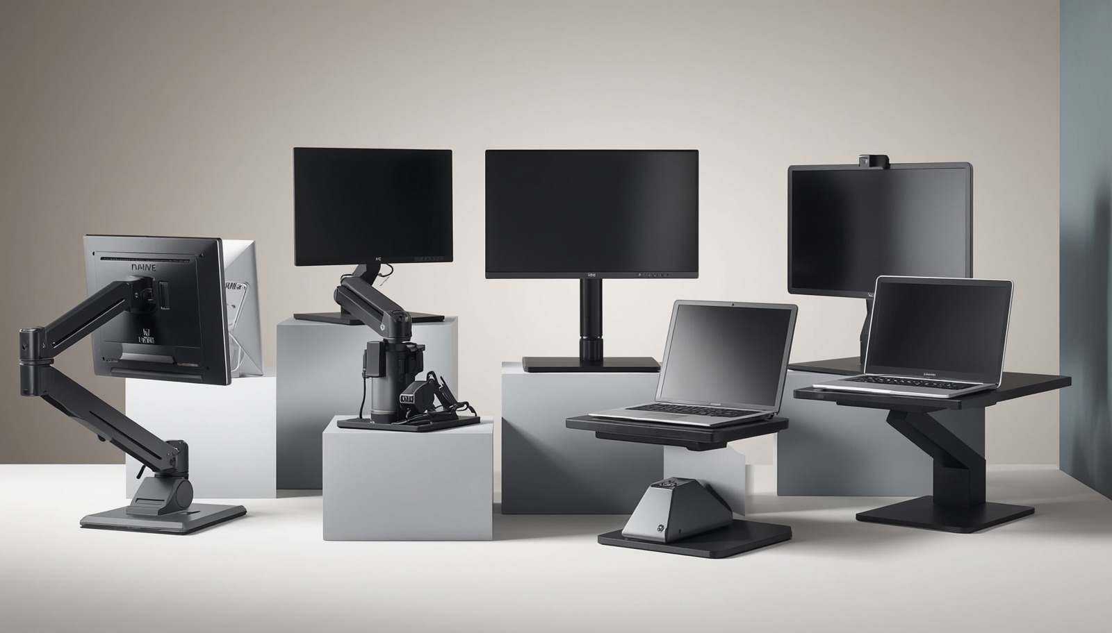 Monitor stands and risers