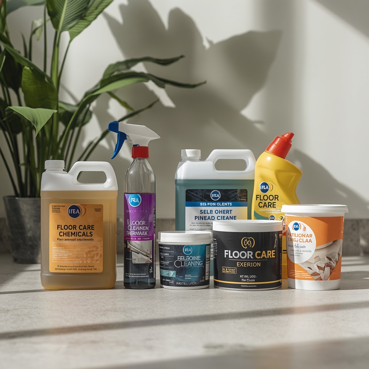Floor care chemicals