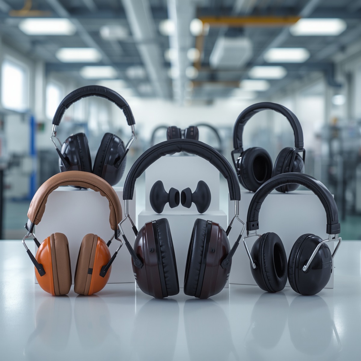 Earmuffs for hearing protection